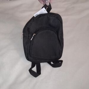 Elegant Black Mini Backpack